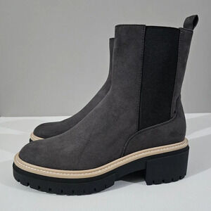 Stylish Gray Combat Boots